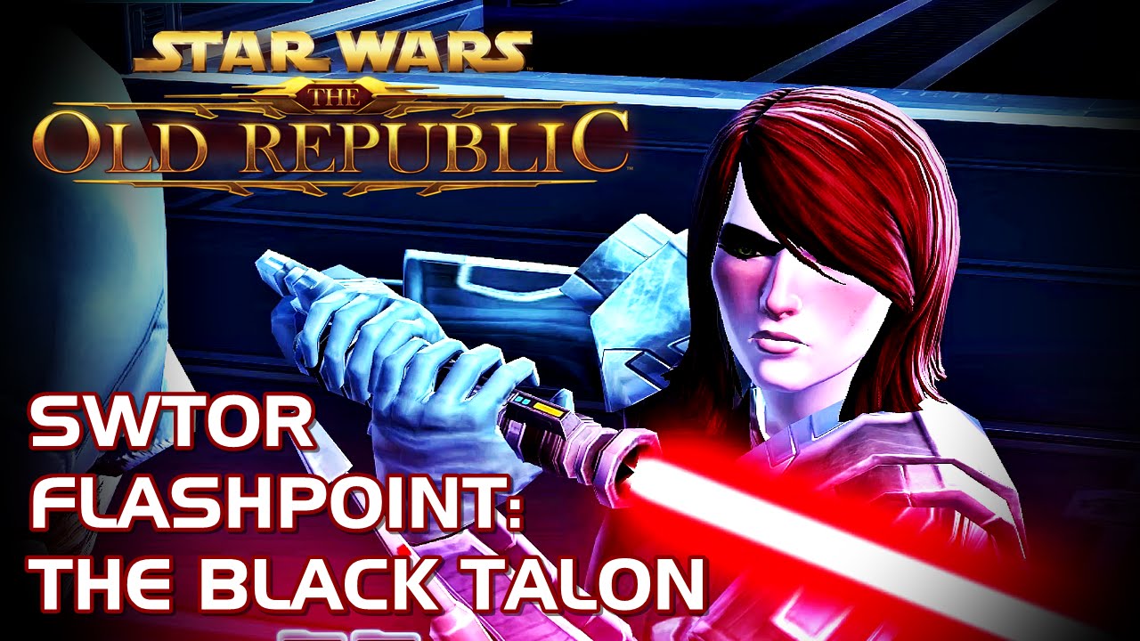 SWTOR Flashpoint - The Black Talon - Sith Warrior (Solo Gameplay)