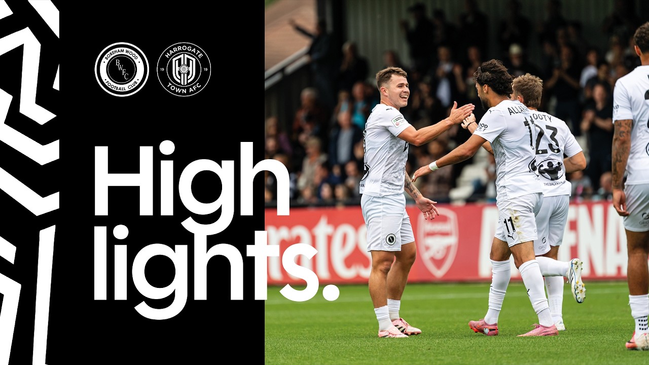HIGHLIGHTS | Boreham Wood v  Harrogate Town (H) | 19th September 2026