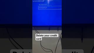 How to delete all the credit card information from your ps4 #ps4 system#ps4setting#pkatstaion4