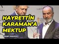 Hayrettin Karaman’a mektup [Ahmet Kurucan]