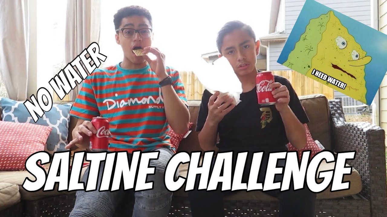 SALTINE CHALLENGE (NO WATER) YouTube