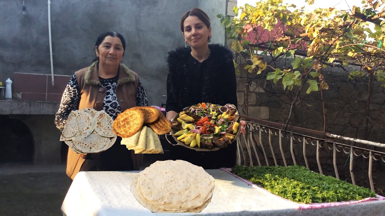 Домашний хлеб / Сакда-кутаб и лаваш / Овощные анчоусы сакда