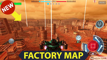 War Robots Test Server - New Factory Map - WR Gameplay