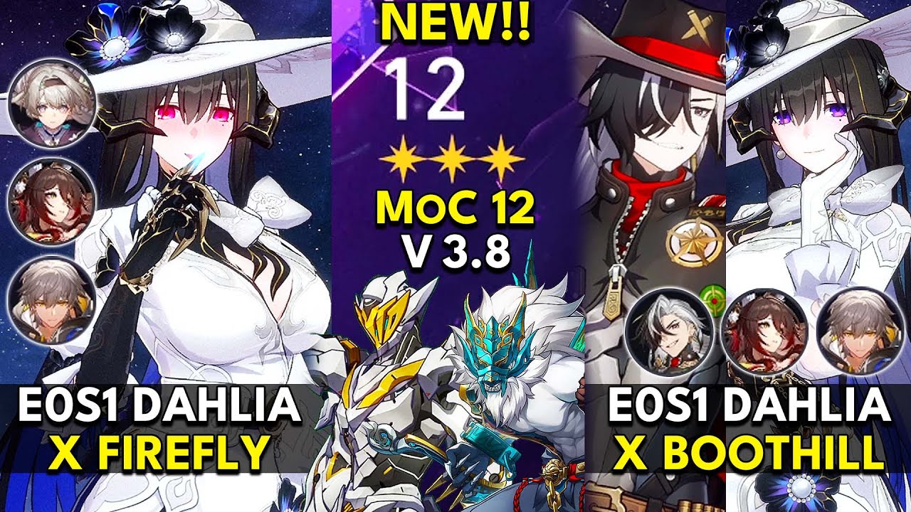 E0S1 The Dahlia x Firefly & Boothill | Memory of Chaos Floor 12 (3 Stars) | Honkai: Star Rail 3.8