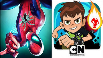 Spider-Man Unlimited VS Ben 10 Up To Speed | Android iPad iOS Gameplay