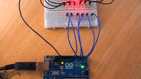 Knight Rider LEDs - Arduino