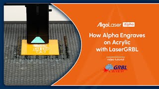AlgoLaser Alpha 22W/40W: Precision Acrylic Engraving & Cutting with LaserGRBL