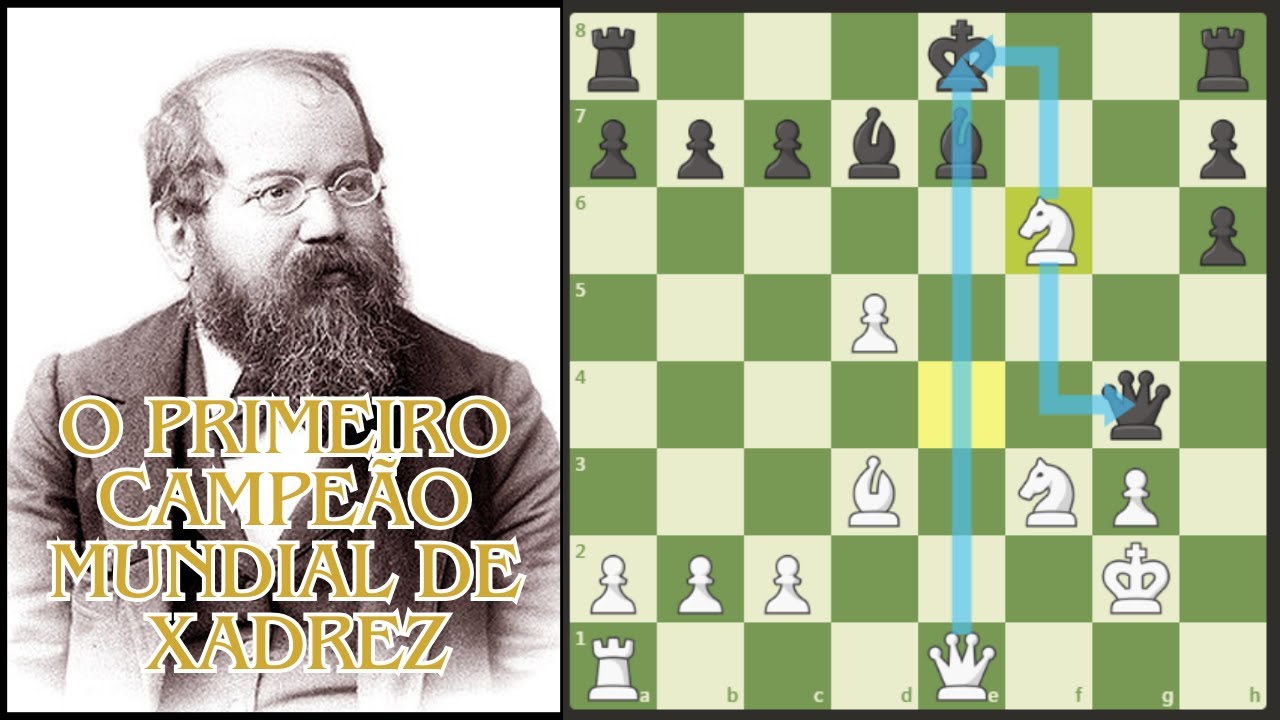 A incrível trajetória de Wilhelm Steinitz: O primeiro campeão mundial de  xadrez. 