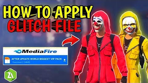 HOW TO APPLY GLITCH FILE IN FREE FIRE WITH ZARCHIVER || GLITCH FILE USE KAISE KARE #glitchfile
