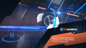 Sports Tonight | Cinema 4D Workshop | intro