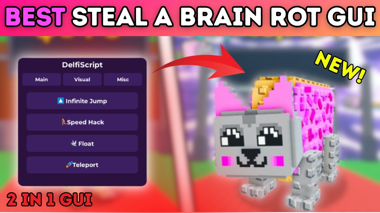 Steal a Brainrot Script GUI | NO KICK INSTANT STEAL NOCLIP ROBLOX ...