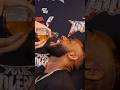 We had Josh go head-to-head with Aljimain Sterling in a chug off 😂 #AljimainSterling