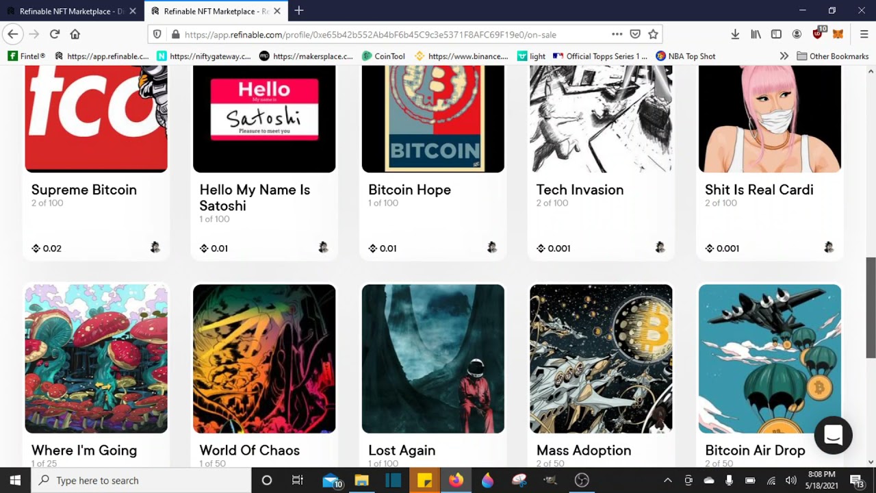 How To Create an NFT on Refinable