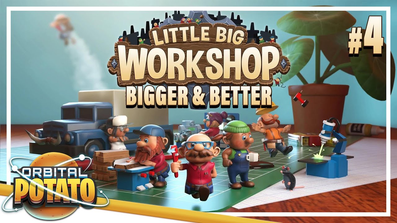 Mega - Assembly! - Little Big Workshop - Strategy Process Management Game - Episode #4