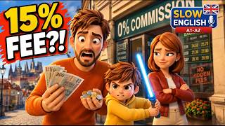 A Tourist Trap in Prague! 💸😂 | Easy Daily English Story (A1-A2)
