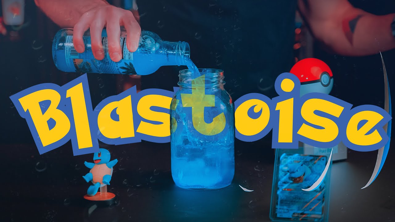 How To Make The Blastoise Inspired Cocktail! | SinCityBartender
