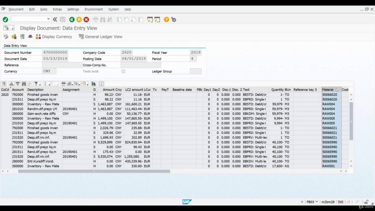 23. SAP CO Training | MONTH END CLOSING POSTINGS | Ramesh Venkat