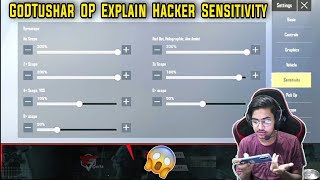 GoDTushar OP Explain Hacker Like Sensitivity 🔥 || Best Sensitivity Pubg Mobile Lite || GoDPraveen YT