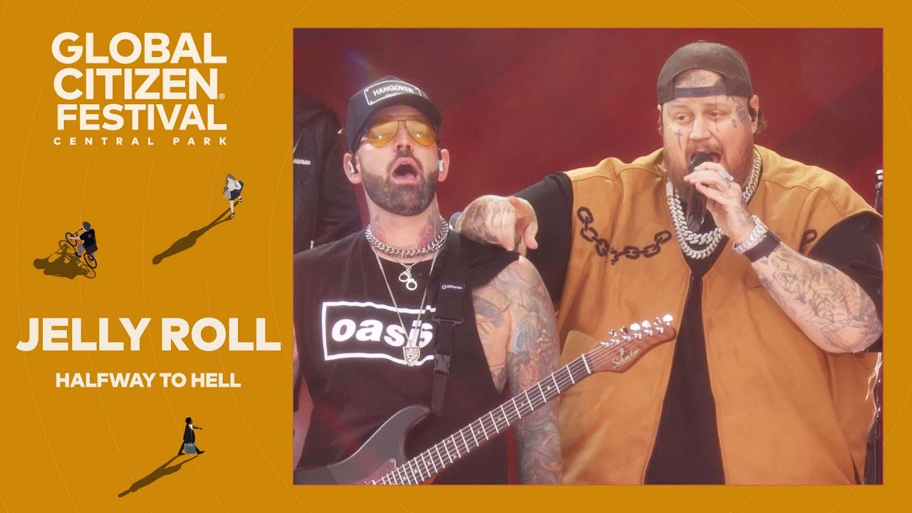 Jelly Roll performs Halfway to Hell | Global Citizen Festival in