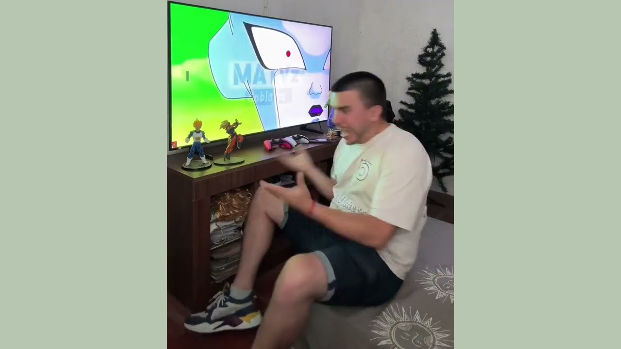 Goku cantando Parte y Choke de Jombriel y Alex Krack