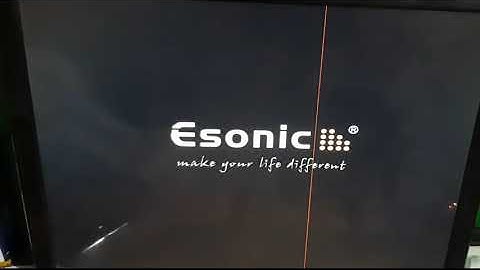 How to Install Windows 7 from a USB Flash Drive for Esonic Motherboard