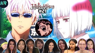[Girls React] GOJO'S SISTER?! Jujutsu Kaisen Episode 21 Reaction Mashup | 呪術廻戦 海外の反応