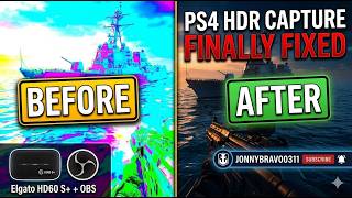 PS4 HDR Capture in OBS — The One Setting Nobody Tells You About (Elgato HD60 S+)
