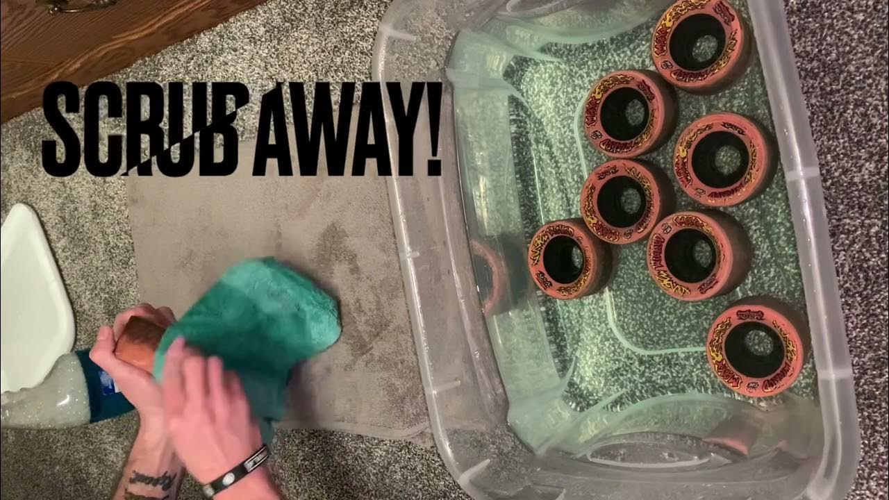 How to clean roller skate wheels YouTube