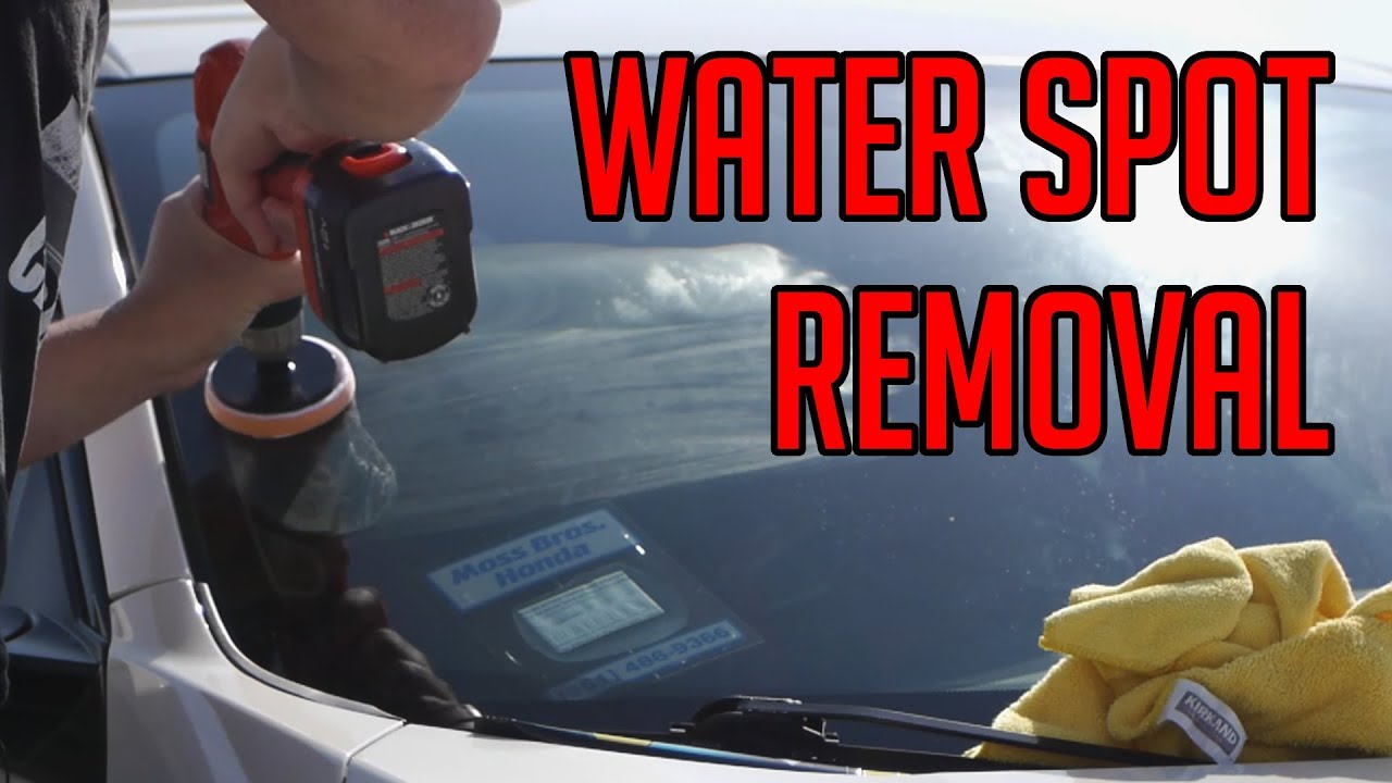 How To Remove Water Spots on Glass Using Basic Tools for less than $30
