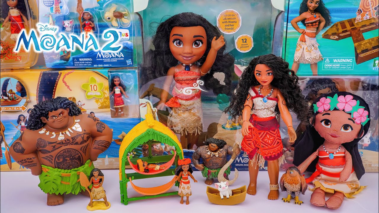 Unboxing Fun Experience with Disney Moana 2 Toys ASMR | Moana & Simea Village Home Playset Review