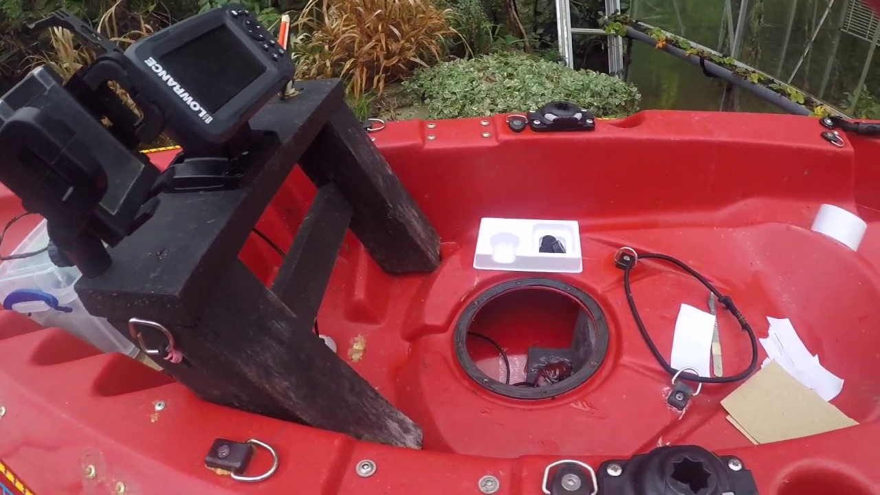 Mounting Lowrance Hook2 Transducers on Hobie Kayaks 