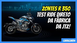 TEST RIDE DA ZONTES R 350 NO EVENTO DE LANÇAMENTO!