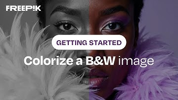 How to colorize a black and white photo with AI | Freepik Getting Started
