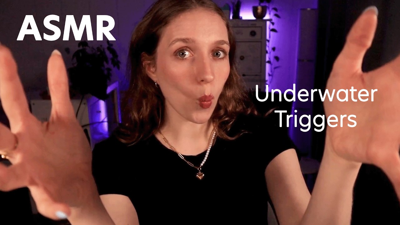 ASMR But You're Underwater - Jelly Fish, Oyster, Whale Dive & more visual + mouth sounds triggers