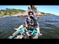 Rock fishing, the one that got away.