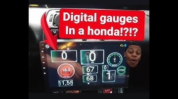 How to get digital gauges in your Honda Prelude | hondata s300 v3