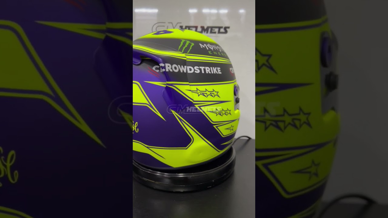 LEWIS HAMILTON 2022 F1 CUSTOM REPLICA HELMET FULL SIZE 