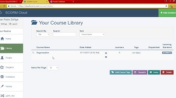 How to Upload a SCORM Package to scorm cloud