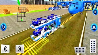 Best Android Game Grand Police Cargo Transport Truck:Car Parking Sim plane drive screenshot 2