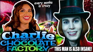 CHARLIE AND THE CHOCOLATE FACTORY (2005) MOVIE REACTION! ACTRESS REACTS *JOHNNY DEPP WENT IN!*