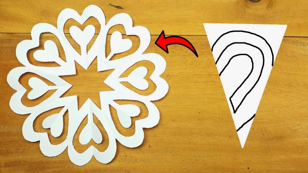 DIY Christmas decoration ideas / Paper Snowflake / Easy 3D Snowflake 