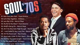 60s &amp; 70s Soul Music Hits Playlist - Frank Sinatra, Marvin Gaye, Al Green ,Stevie Wonder