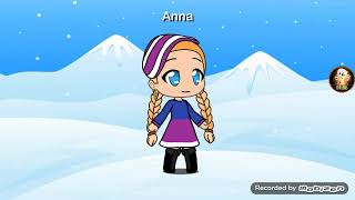 Making Princess Anna from Frozen in Gacha Life listen to the sing it together song from Music Monday