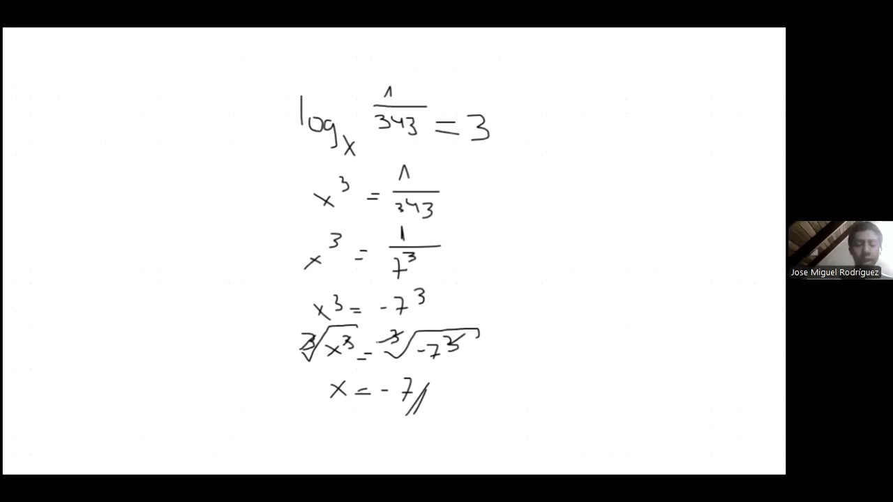 Recuperación de logaritmos