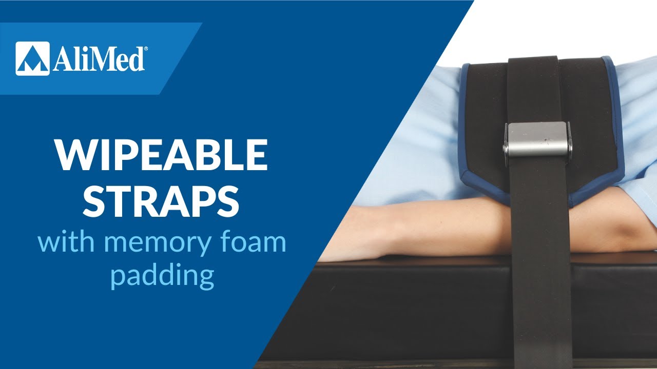 AliMed® Deluxe Padded O.R. Table Straps: Wipeable straps with memory foam padding