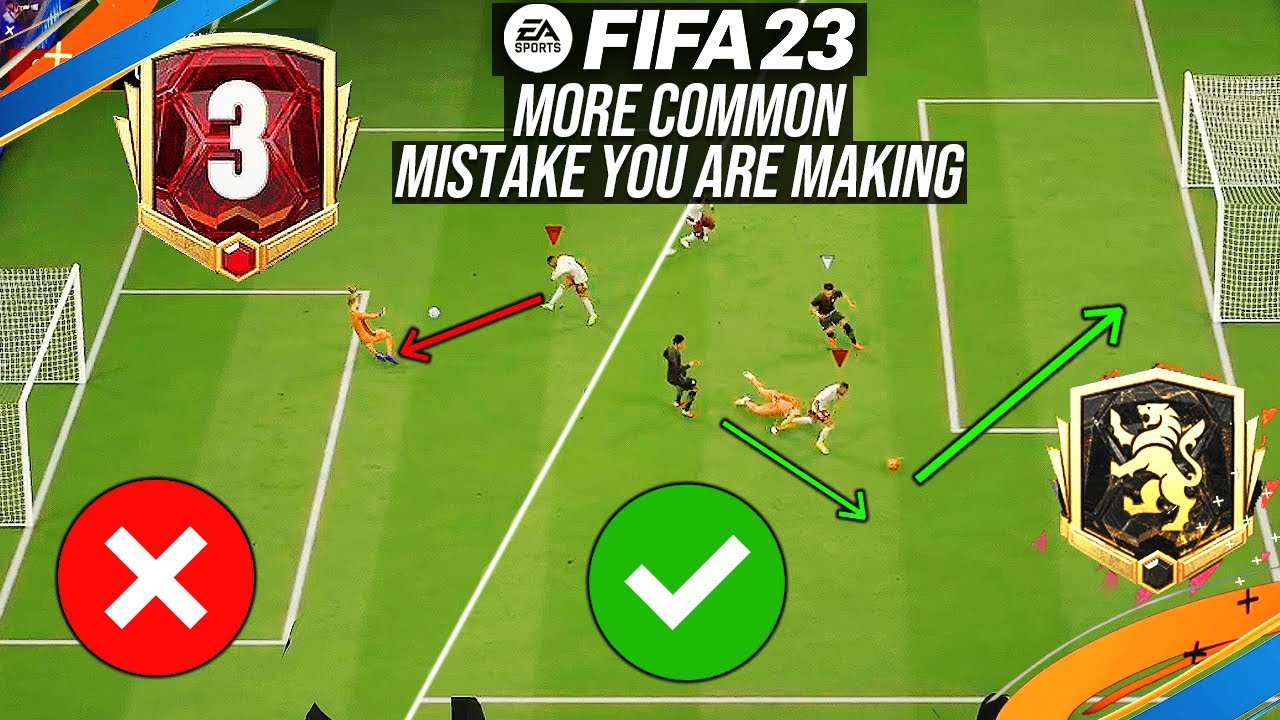 MORE MISTAKES That YOU Make That ELITE Players Do Not (Rank 1 / Elite Division TUTORIAL) - FIFA 23