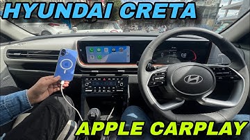 How to connect Apple CarPlay in Hyundai Creta SX Tech 2025? New method. ￼