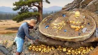 The moment of finding the world's largest dangerous treasure