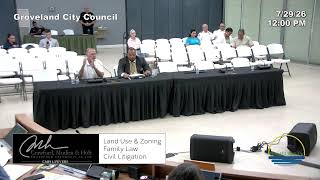 Groveland City Council Workshop: July 29, 2026