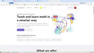 Tracker and Classic GeoGebra